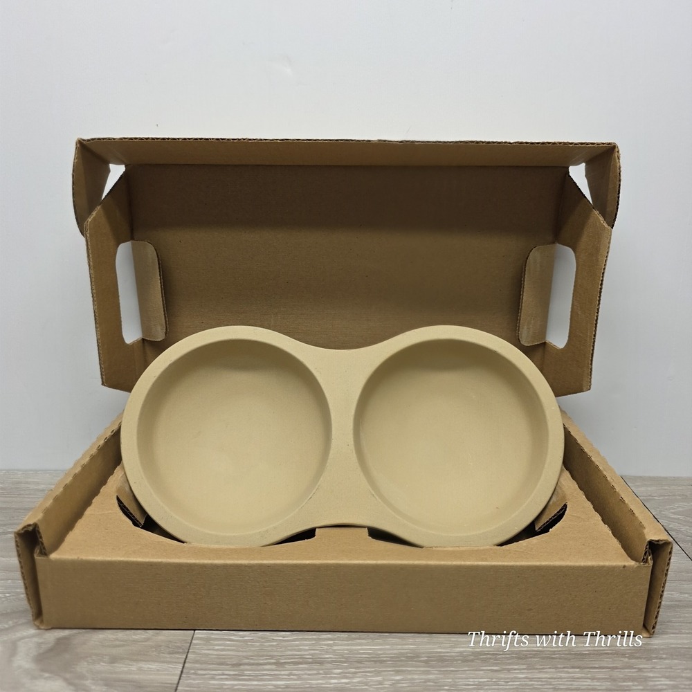 PAMPERED CHEF STONEWARE MICROWAVE‎ EGG COOKER #1372